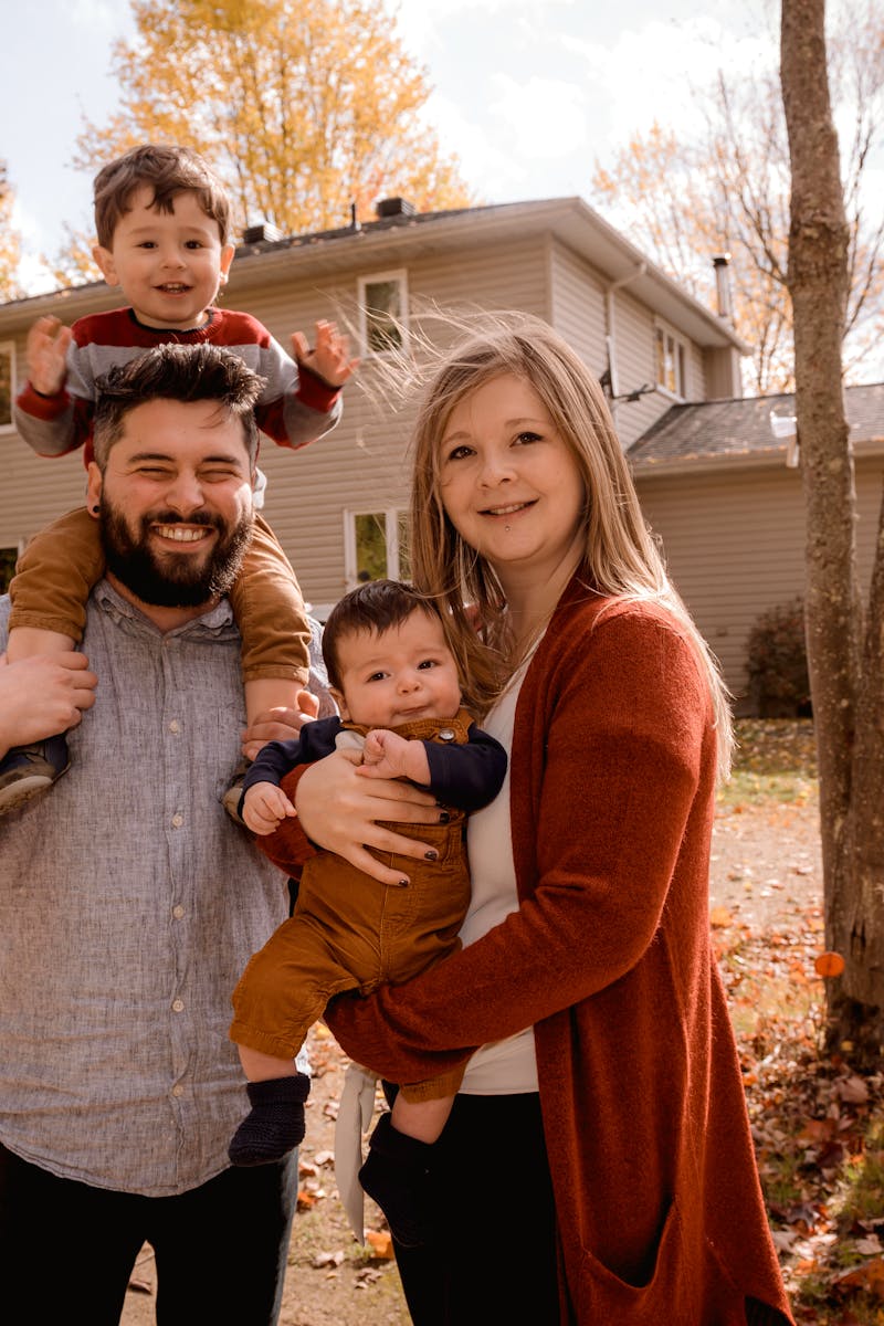 Photo of Family Smiling